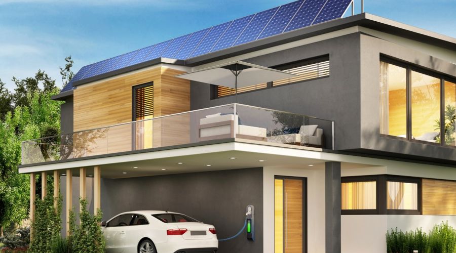 Elektromos autó töltése napelemmel