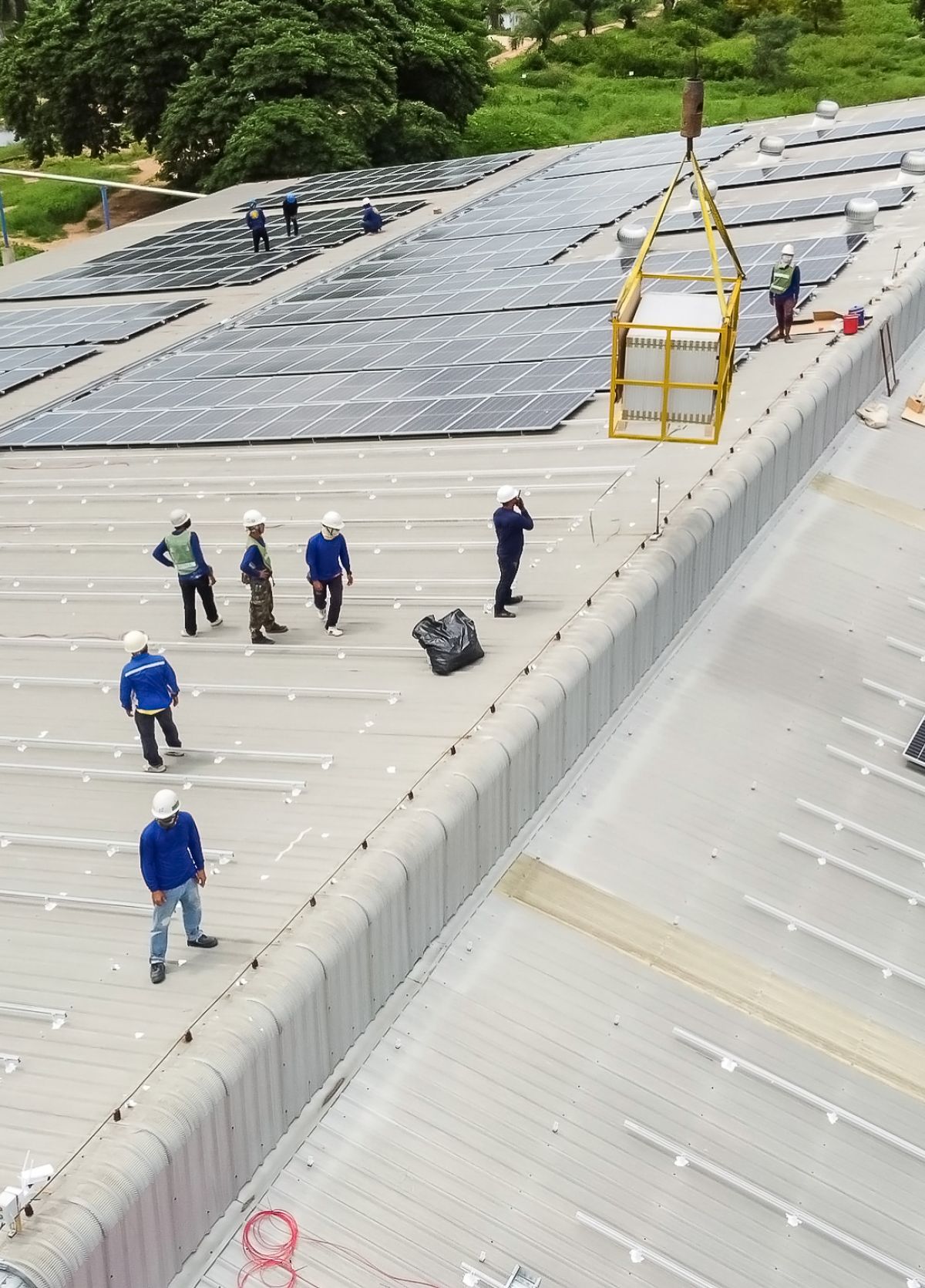 A napelemes rendszer telepítése